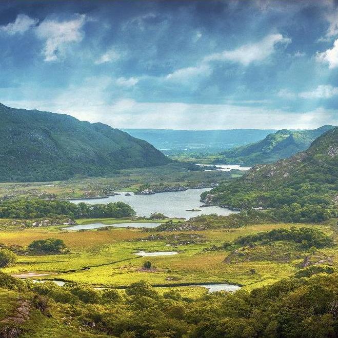 A view of the Three Lakes