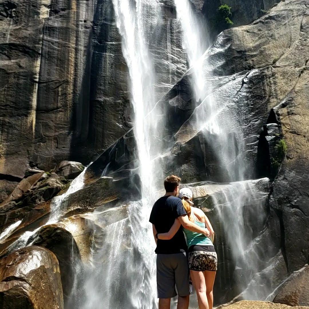 Juliet and Jon love hiking together! Here they are in Yosemite National Park