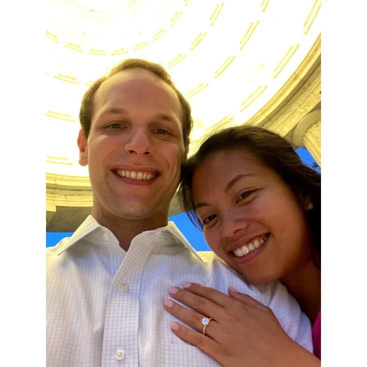 Right after getting engaged!