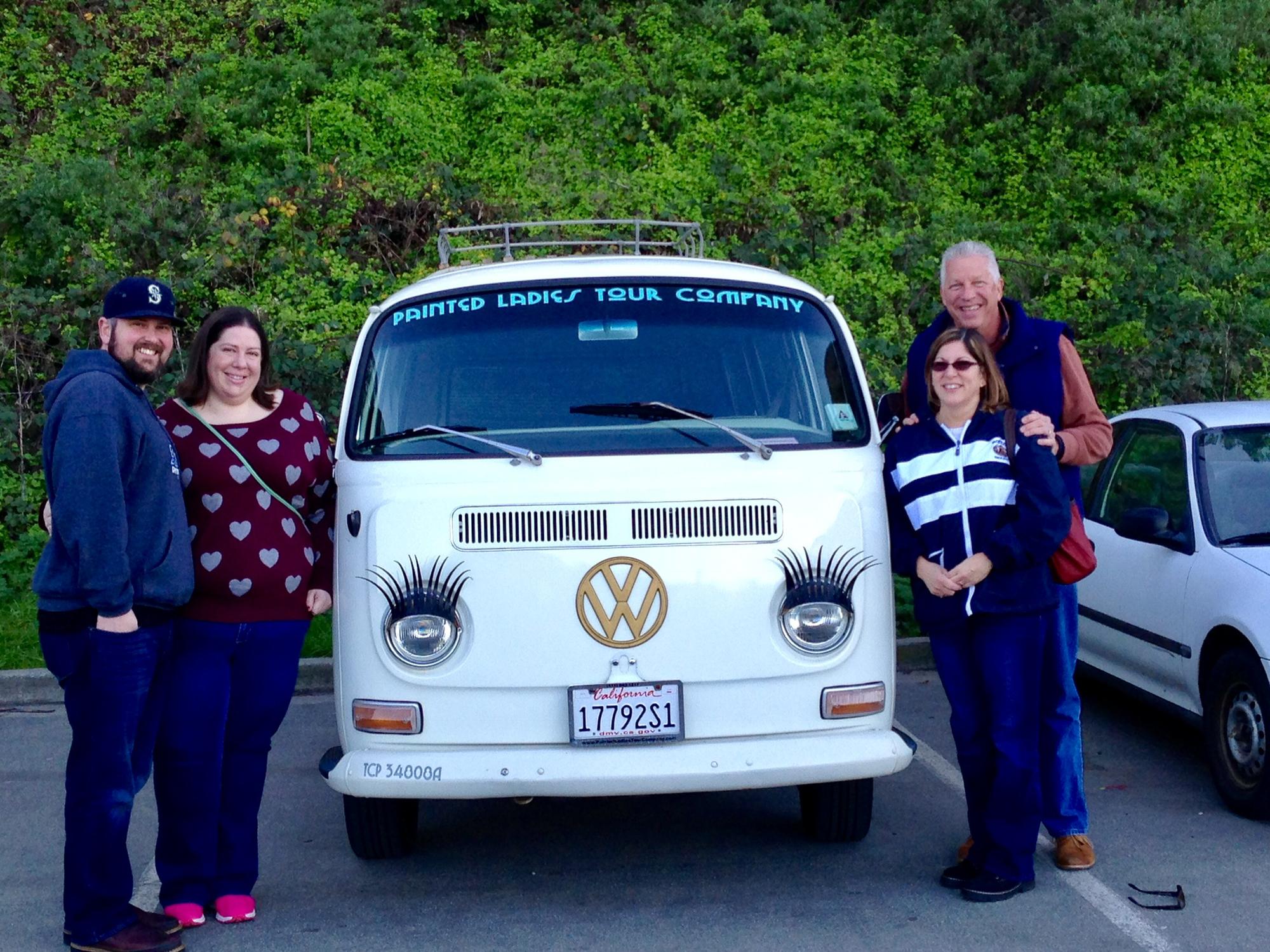 A VW adventure through San Francisco with Melissa’s parents