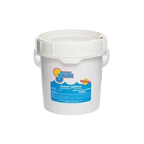 In The Swim 3 Inch Stabilized Chlorine Tablets for Sanitizing Swimming Pools - 10 Pounds