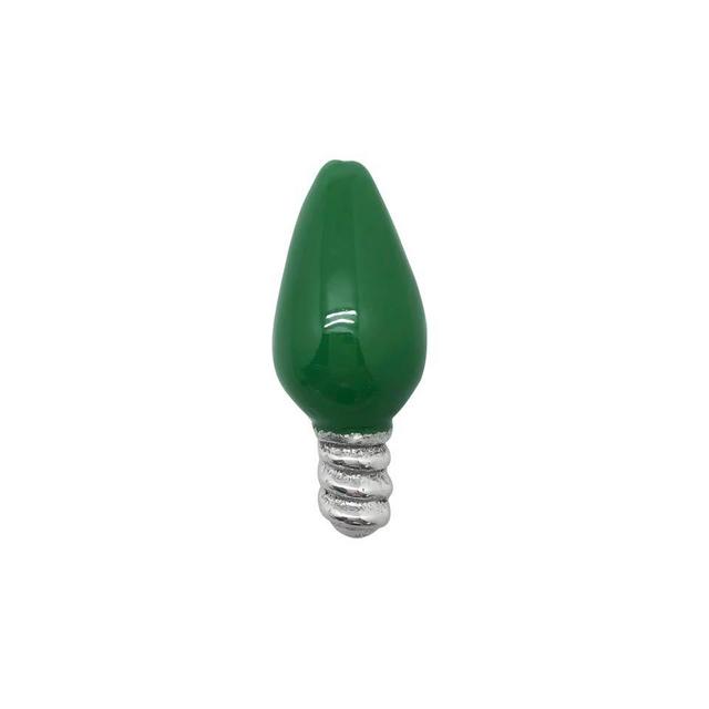 Mariposa Green Christmas Bulb Napkin Weight