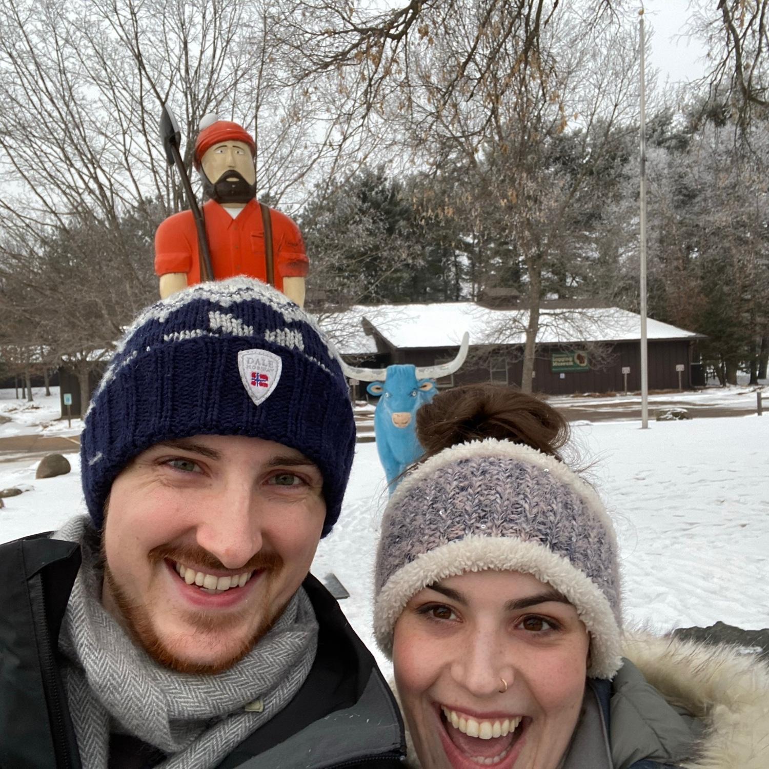 Caroline's first trip to Wisconsin!