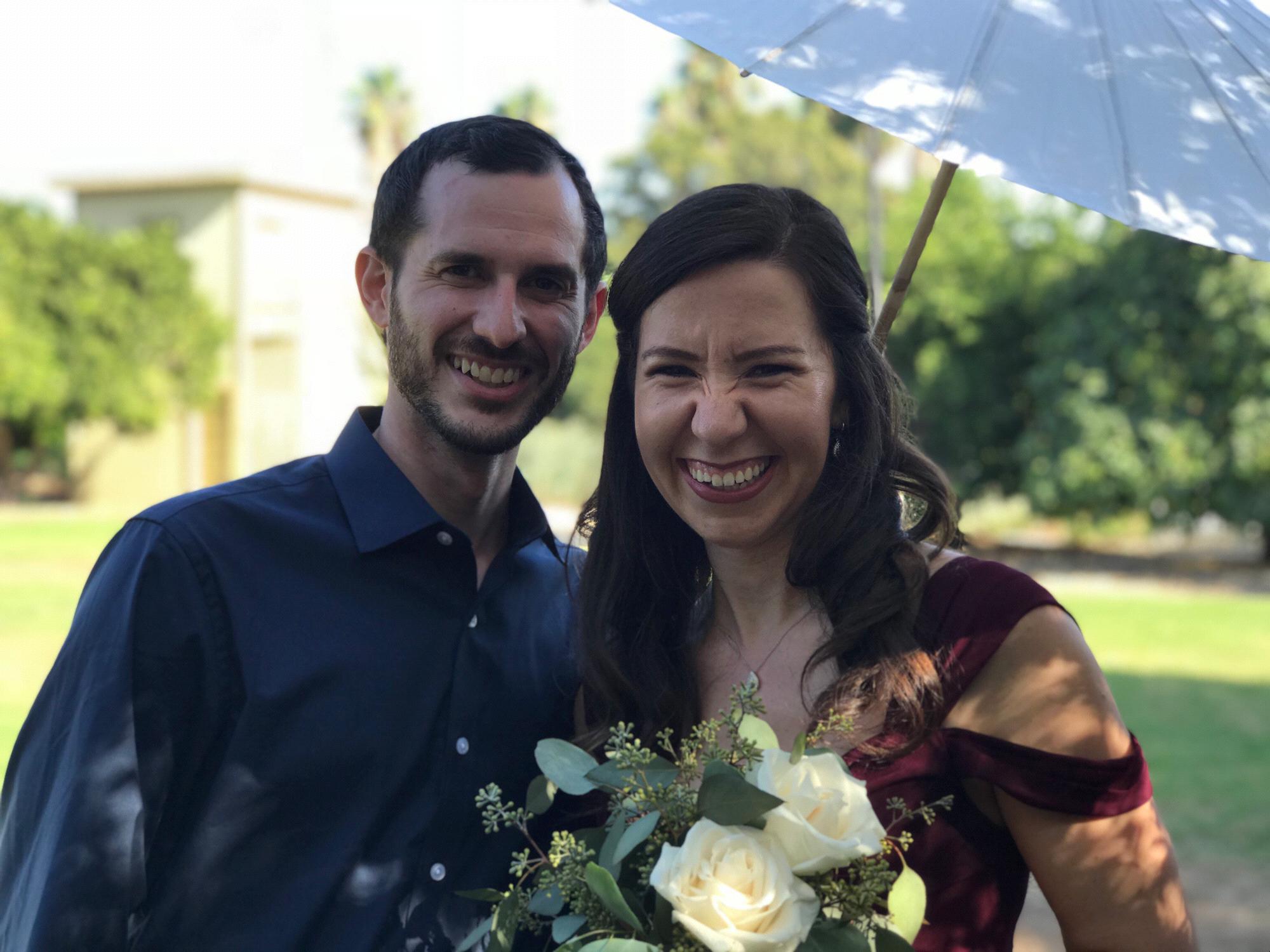 Our first wedding date together!