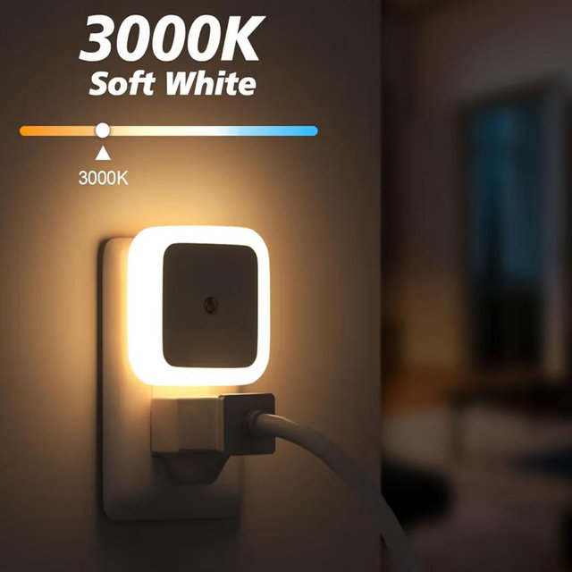 Sujeet Night Light, Night Lights Plug into Wall 8-Pack, Nightlight Plug in Night Light, Dusk to Dawn Night Lamp Led (Warm White)