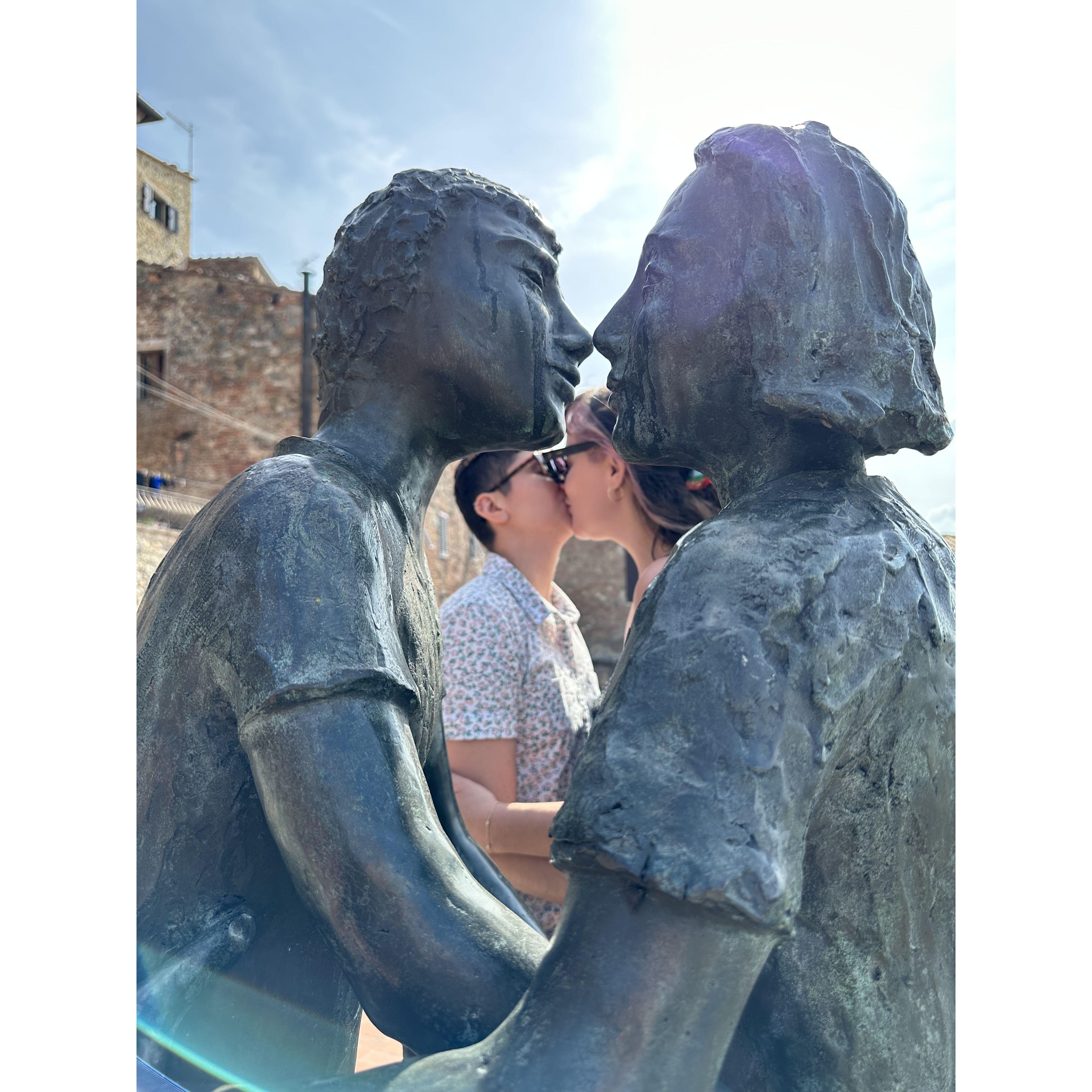 Can’t say no to a kiss