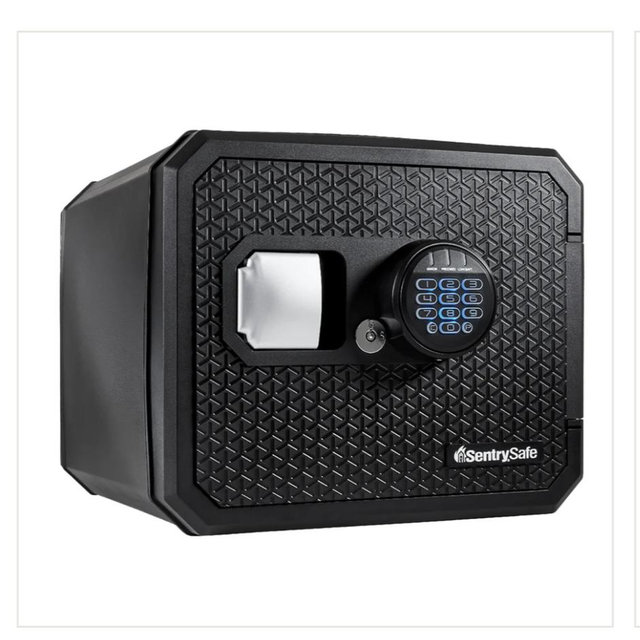 Fireproof Waterproof Safe with Backlit Digital Keypad and Override Key , 13.7 in x 16.4 in x 18.8 in