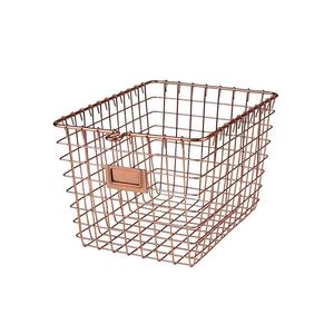Spectrum Diversified Wire Storage Basket, Small, Copper