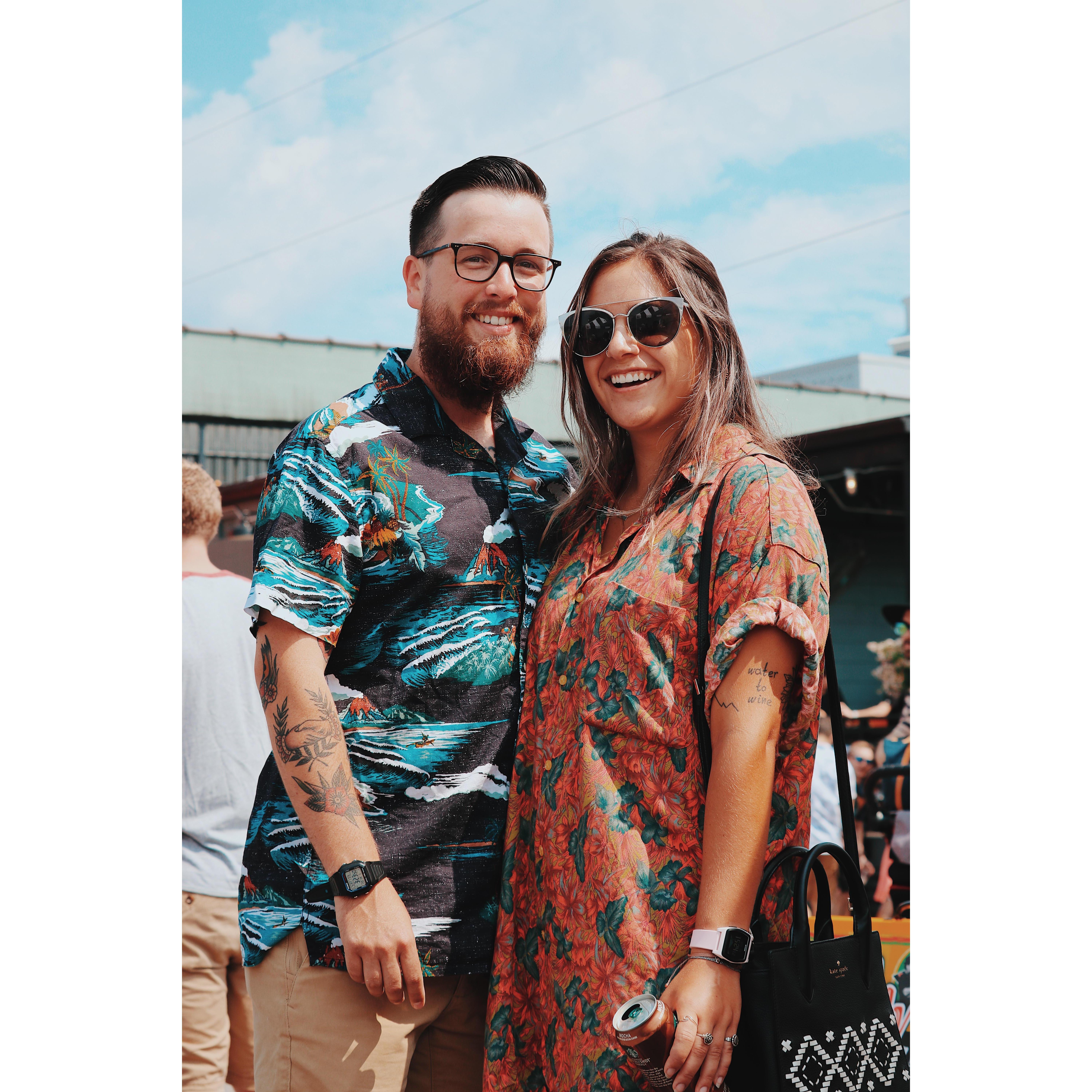 First photo together, May 2019