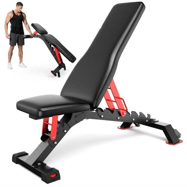 Adjustable Weight Bench for Power Cage