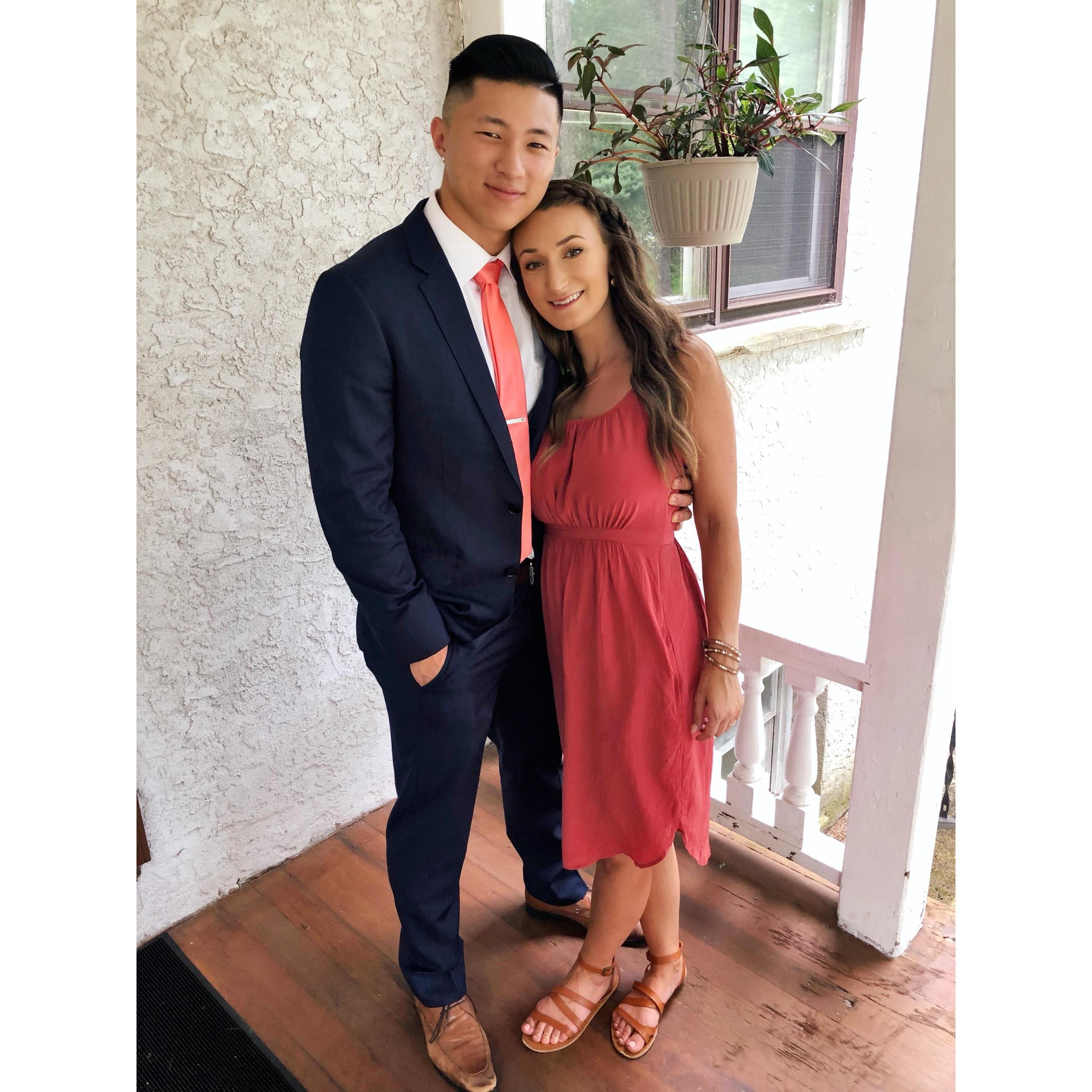 At our dear friends, Tim and Colleen's, wedding