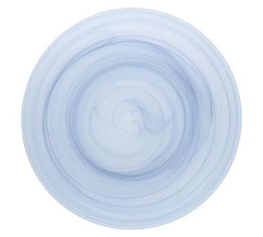 Fortessa La Jolla Glass Dinner Plates, Set of 4 - Ink Blue