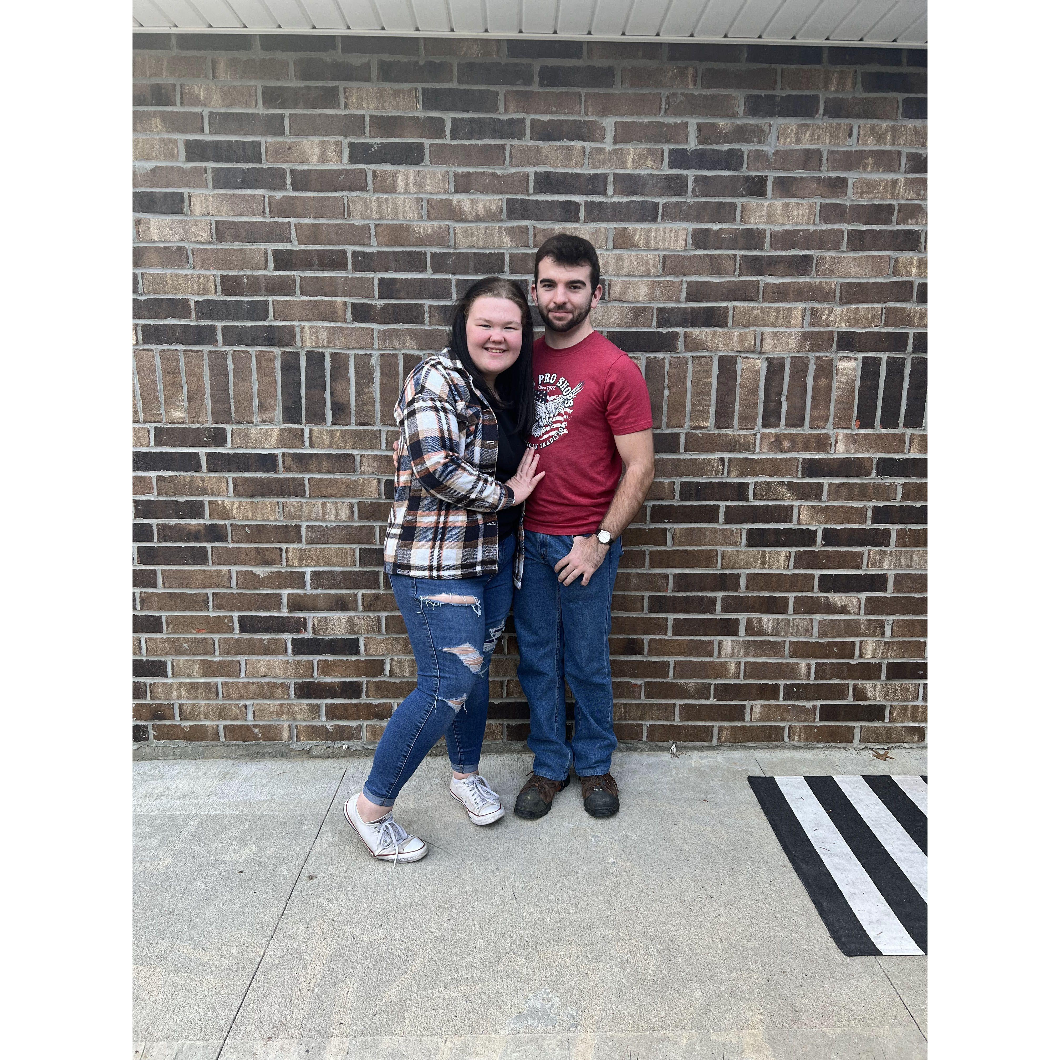 After several weeks of talking, and a couple dates this was the night we officially became girlfriend and boyfriend!