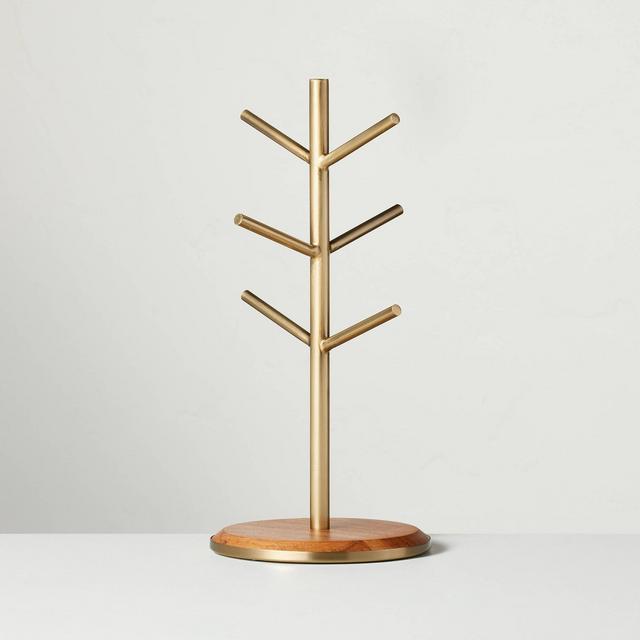 Wood & Brass Mug Tree - Hearth & Hand™ with Magnolia