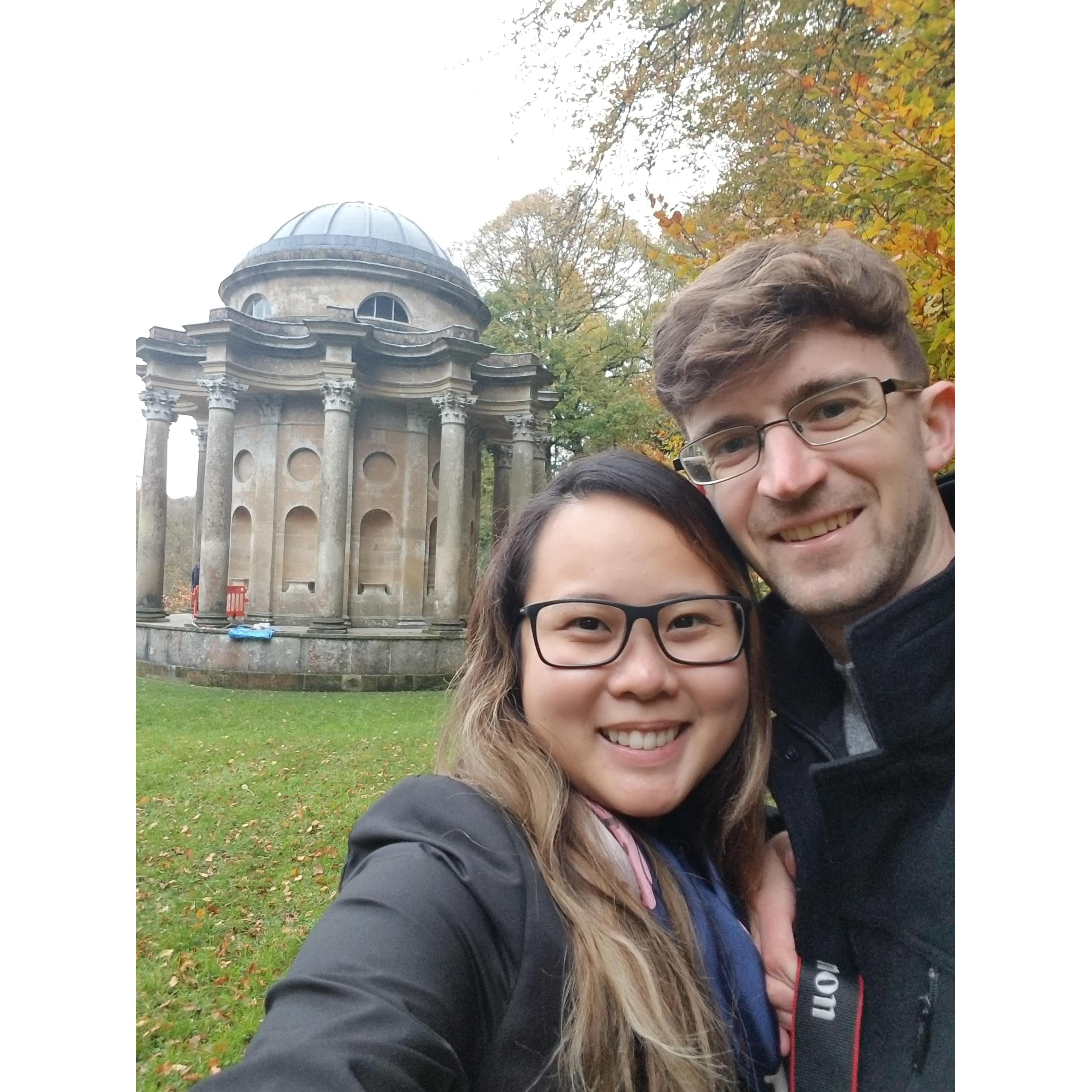 Where Mr. Darcy first proposed to Elizabeth in the movie Pride and Prejudice (2005). I was not so secretly hoping that a proposal was going to happen here. Temple of Apollo, Stourhead, UK 2018