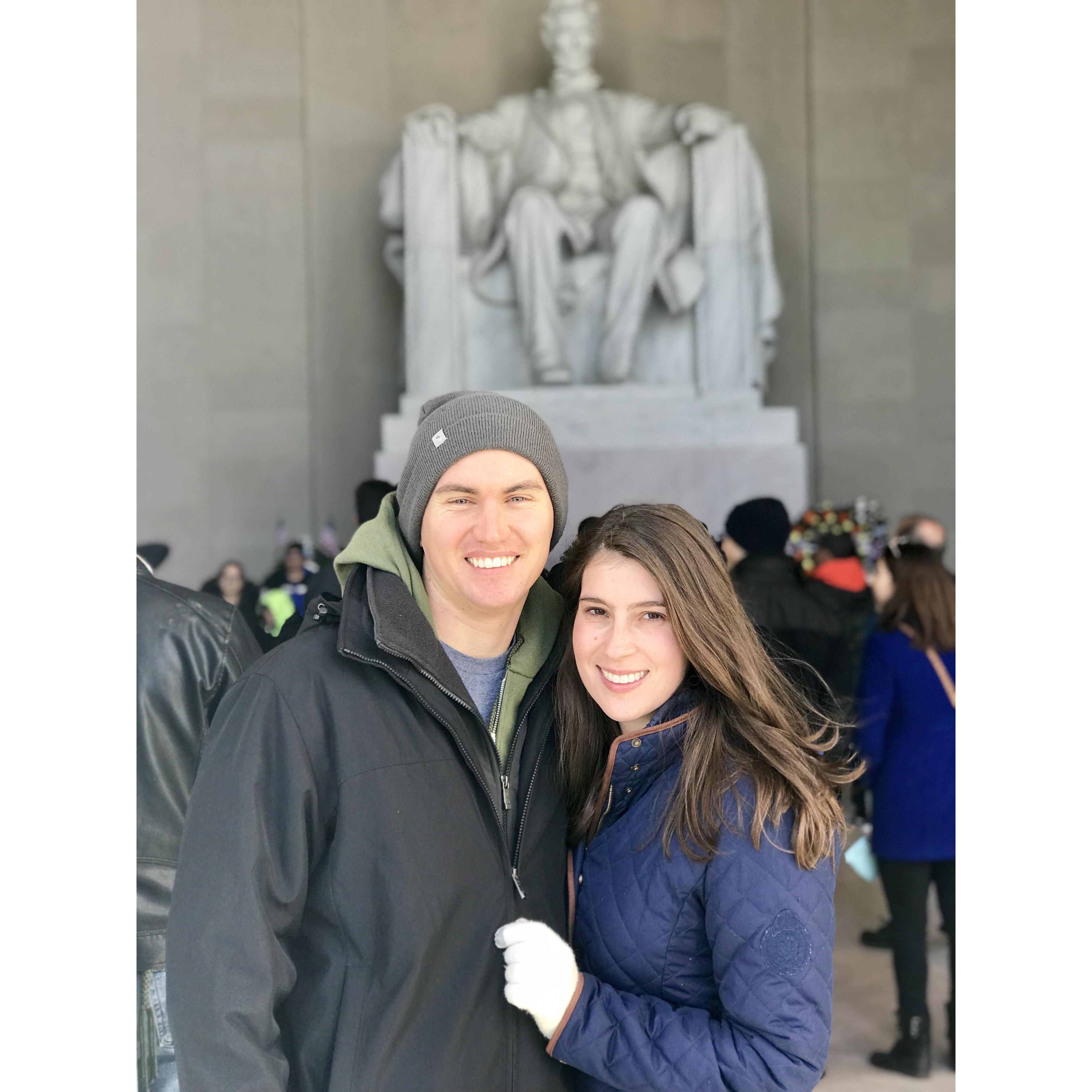 Abe Lincoln Memorial.  Washington, DC.