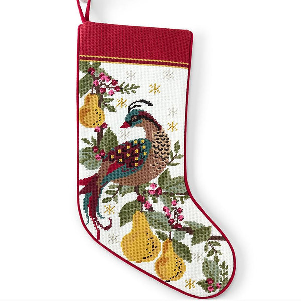 Needlepoint Personalized Christmas Stocking
