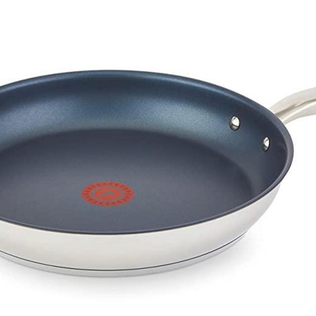 T-fal Unlimited Collection, Stainless Steel Platinum Non-stick, 12" Frypan