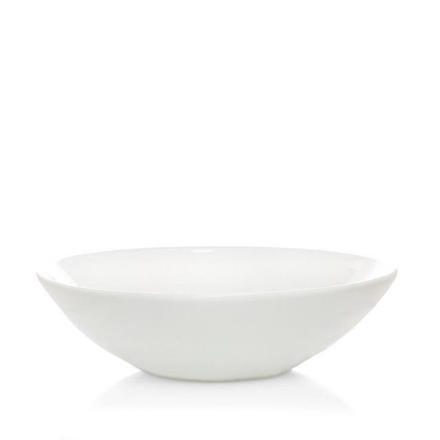 Organic Flared Ceramic Serving Bowl