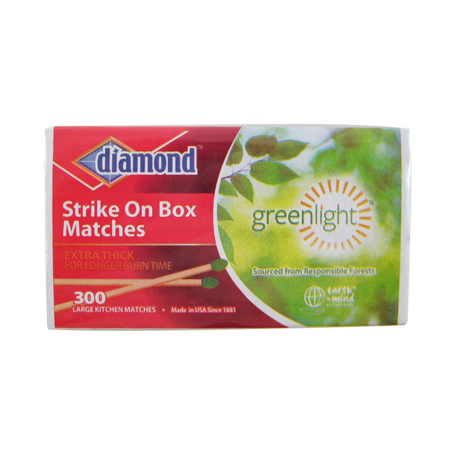 Diamond Strike On Box Matches - 300ct