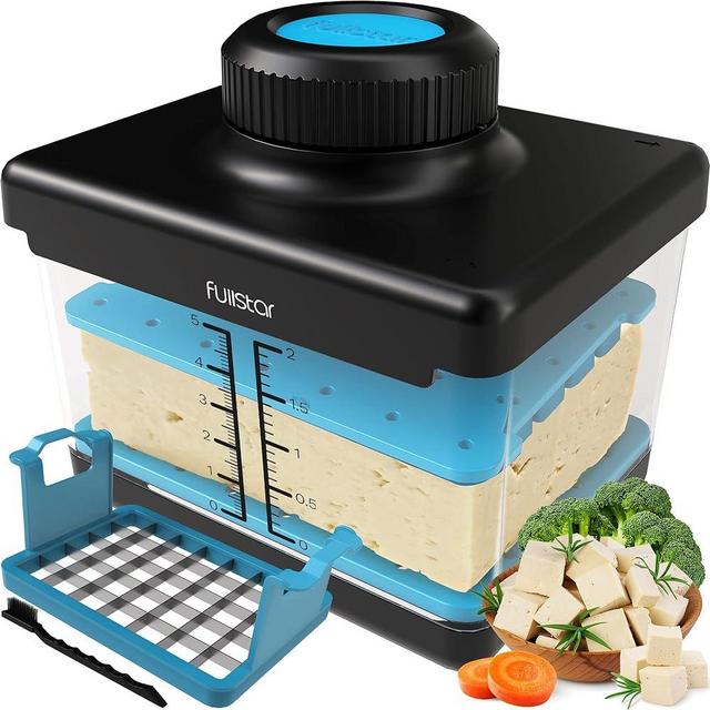 Tofu Press, Tofu Press Dishwasher Safe, Tofu, Extra Firm Tofu, Tofu Extra Firm Organic, Tofu Press Box for Silken and Extra Firm Tofu, Tofu Press Dishwasher Safe Bpa Free, Firm Tofu, Tofu Presser Blue