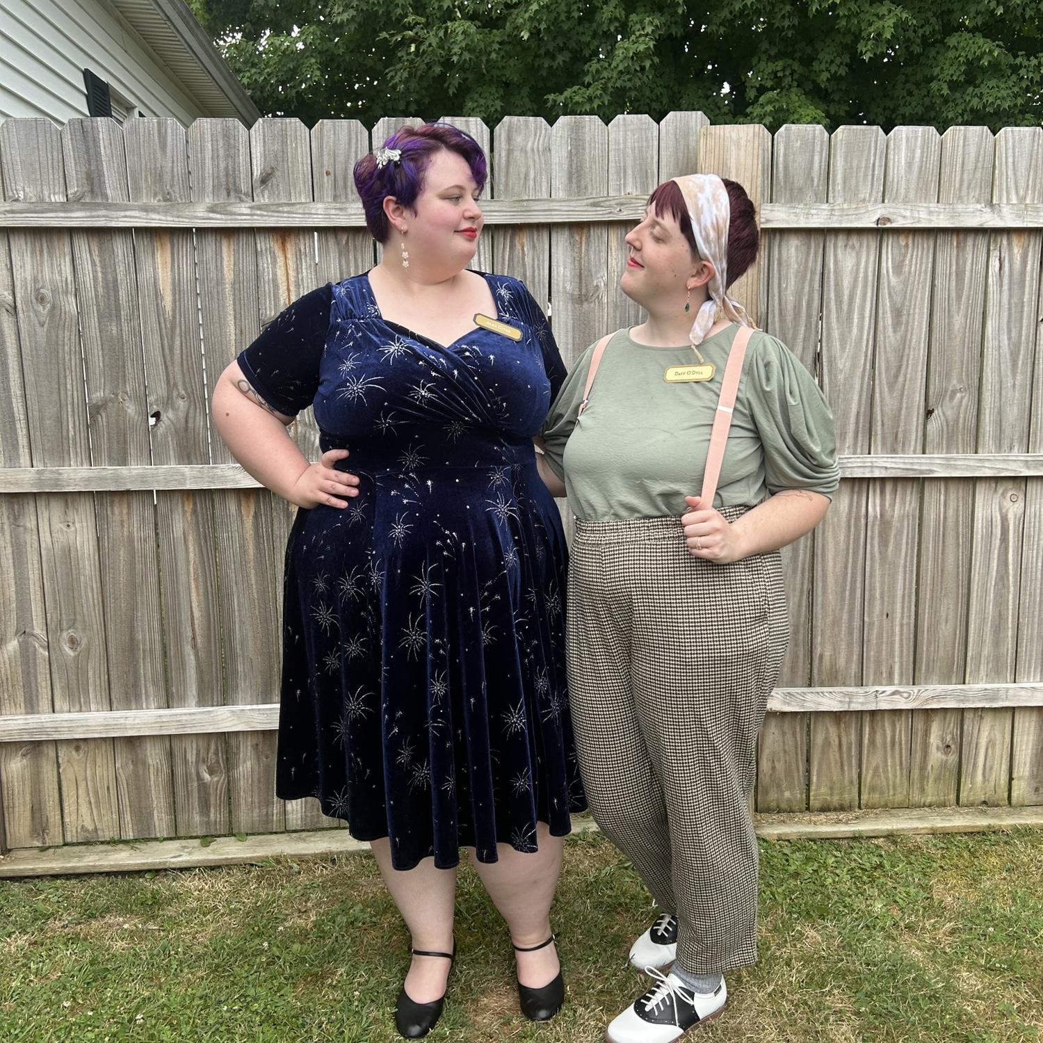 All dresses up for a Great Gatsby themed dinner party and murder mystery night with friends