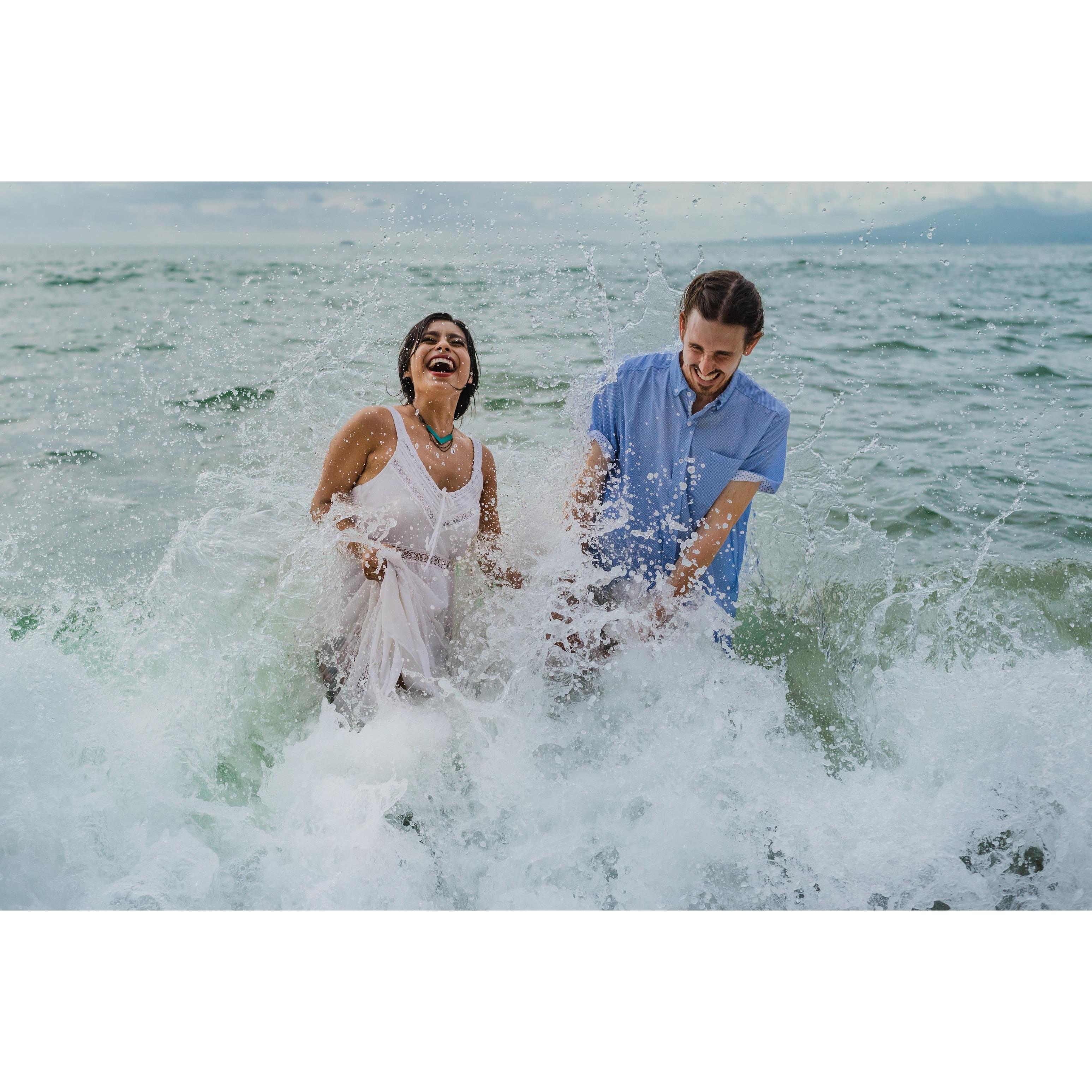 Engagement photos! Amapas Beach PV Aug '21