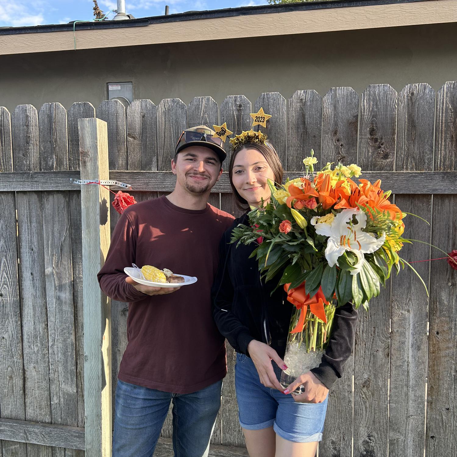 The day of Kali's college graduation, May 2023