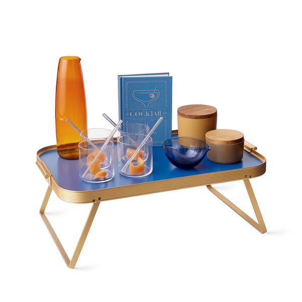 Bed Tray in Cobalt