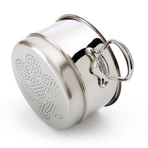 Mauviel MCook Stainless Steel Steamer Insert, cast stainless steel handles