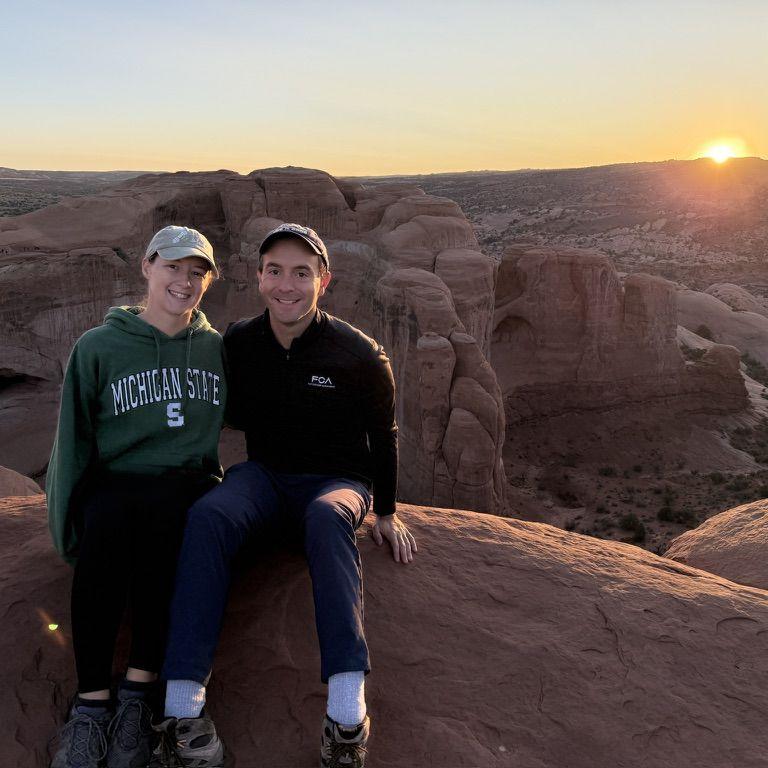Sunrise at Delicate Arch - Arches National Park, UT