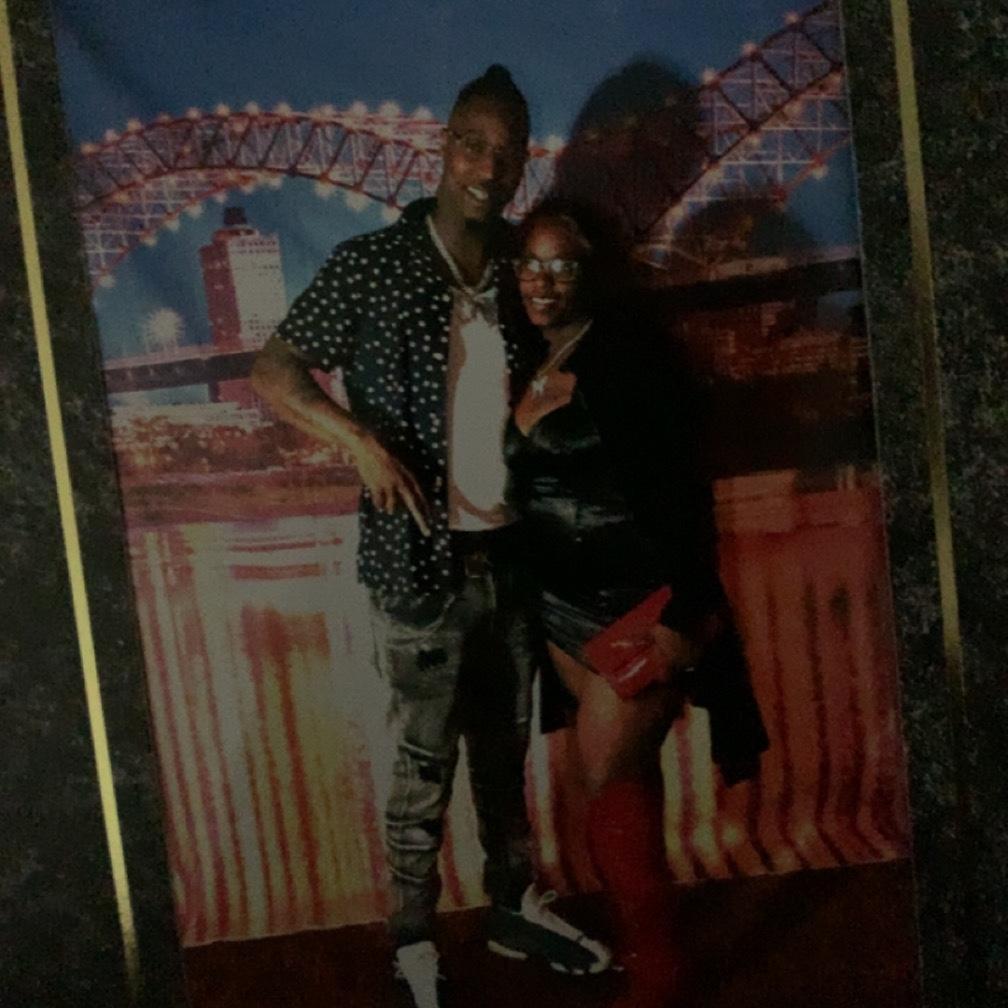 This photo was our first pic together 2023...he asked me on date I was shock cuz he asked to go on a date instead of coming into my house first wit some just us stuff