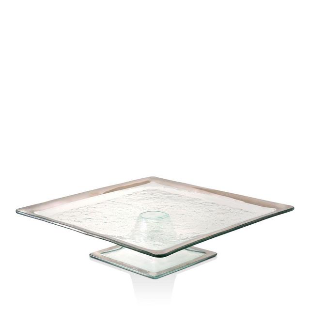 Annieglass Square Cake Plate