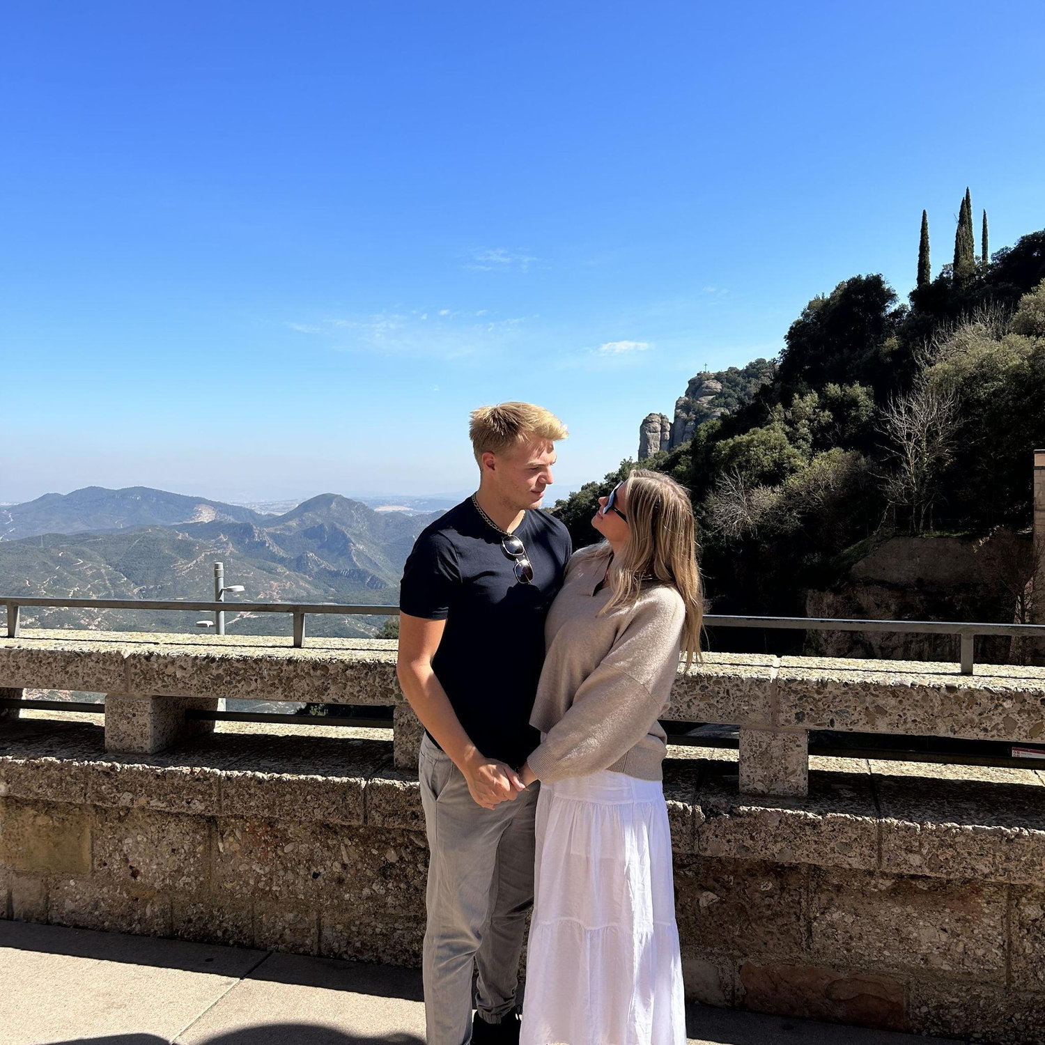 Traveled Spain together.
