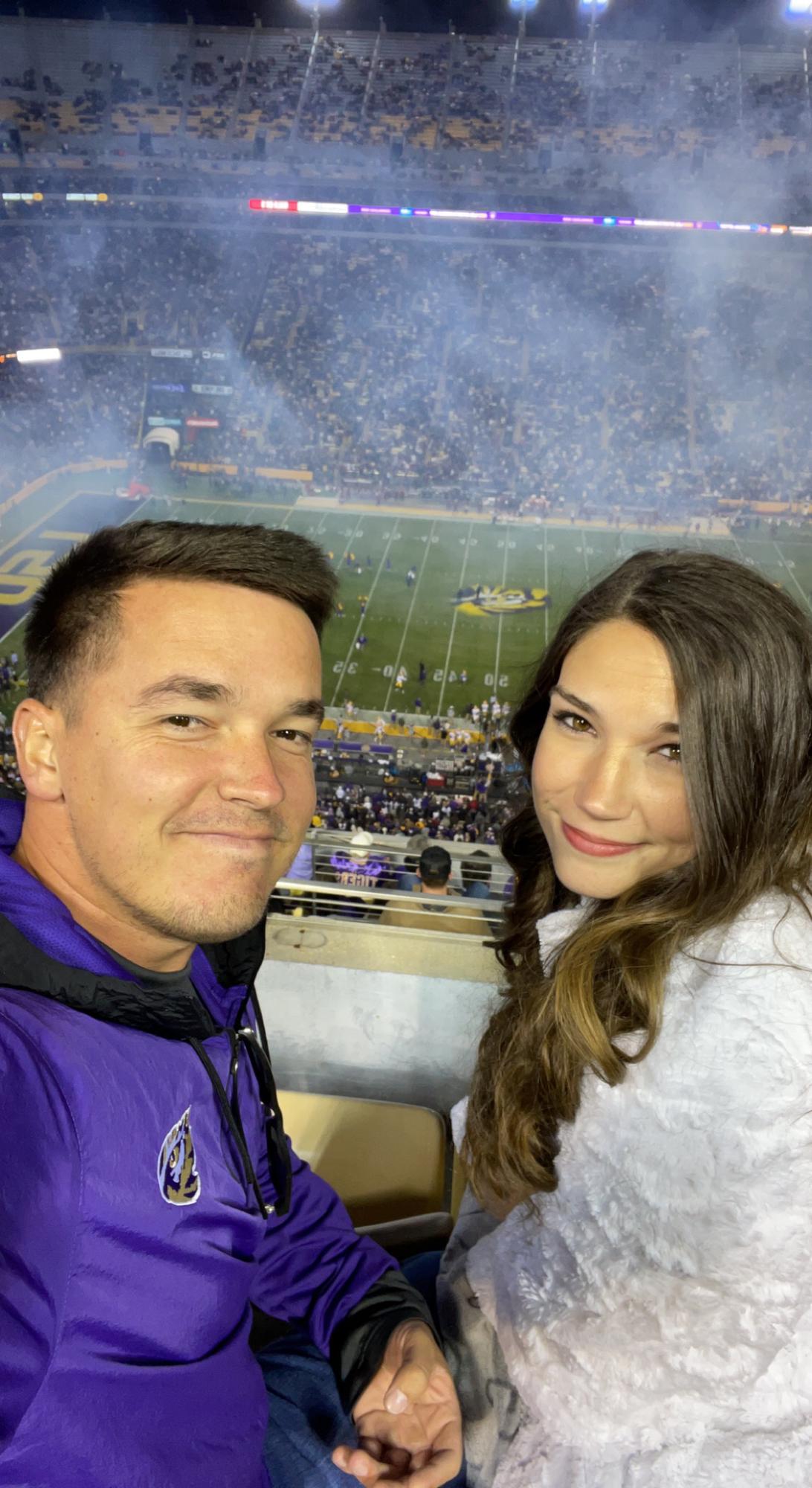 Nats first LSU football game