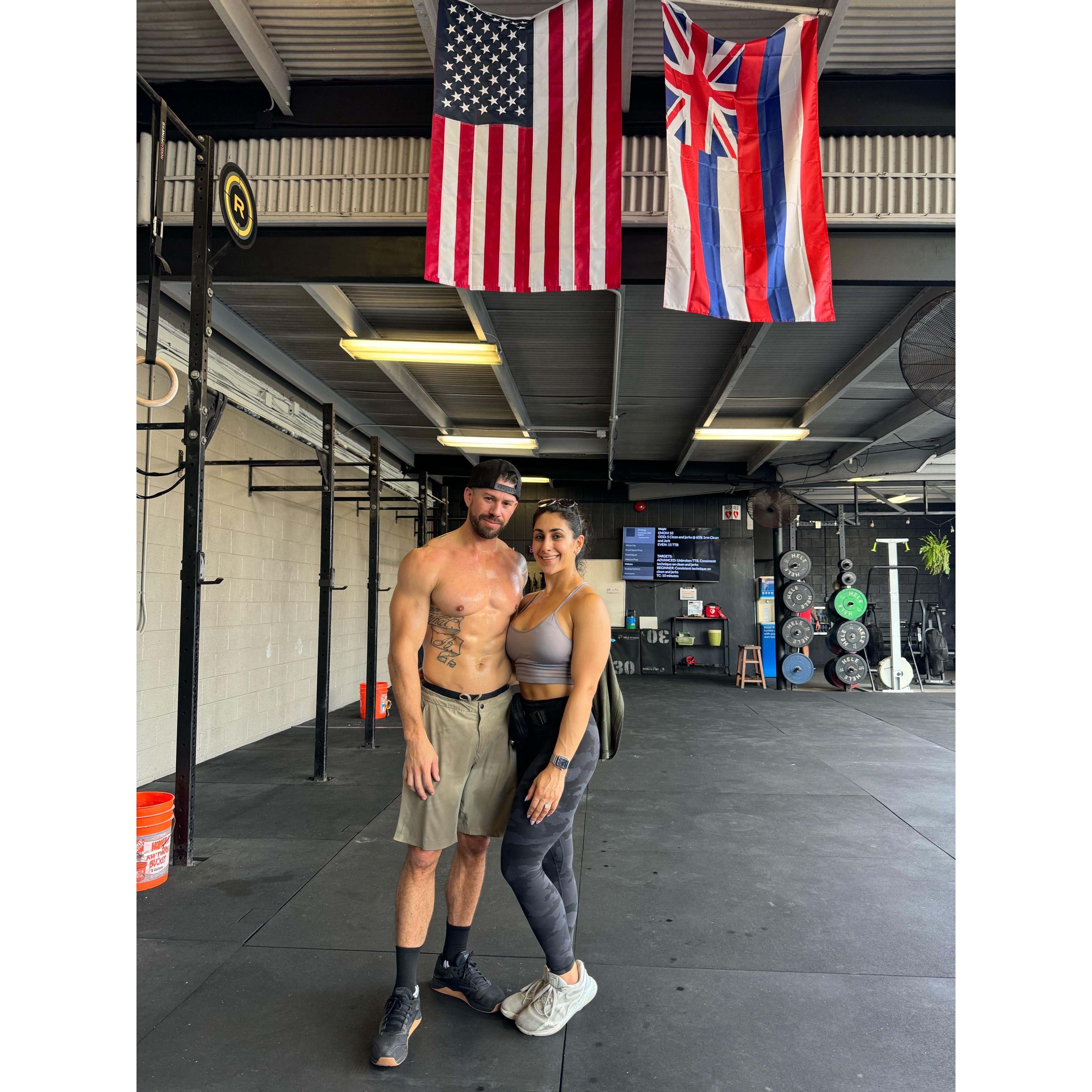 CrossFit holds a special place in our hearts - it's where we first met and still our favorite activity to do together