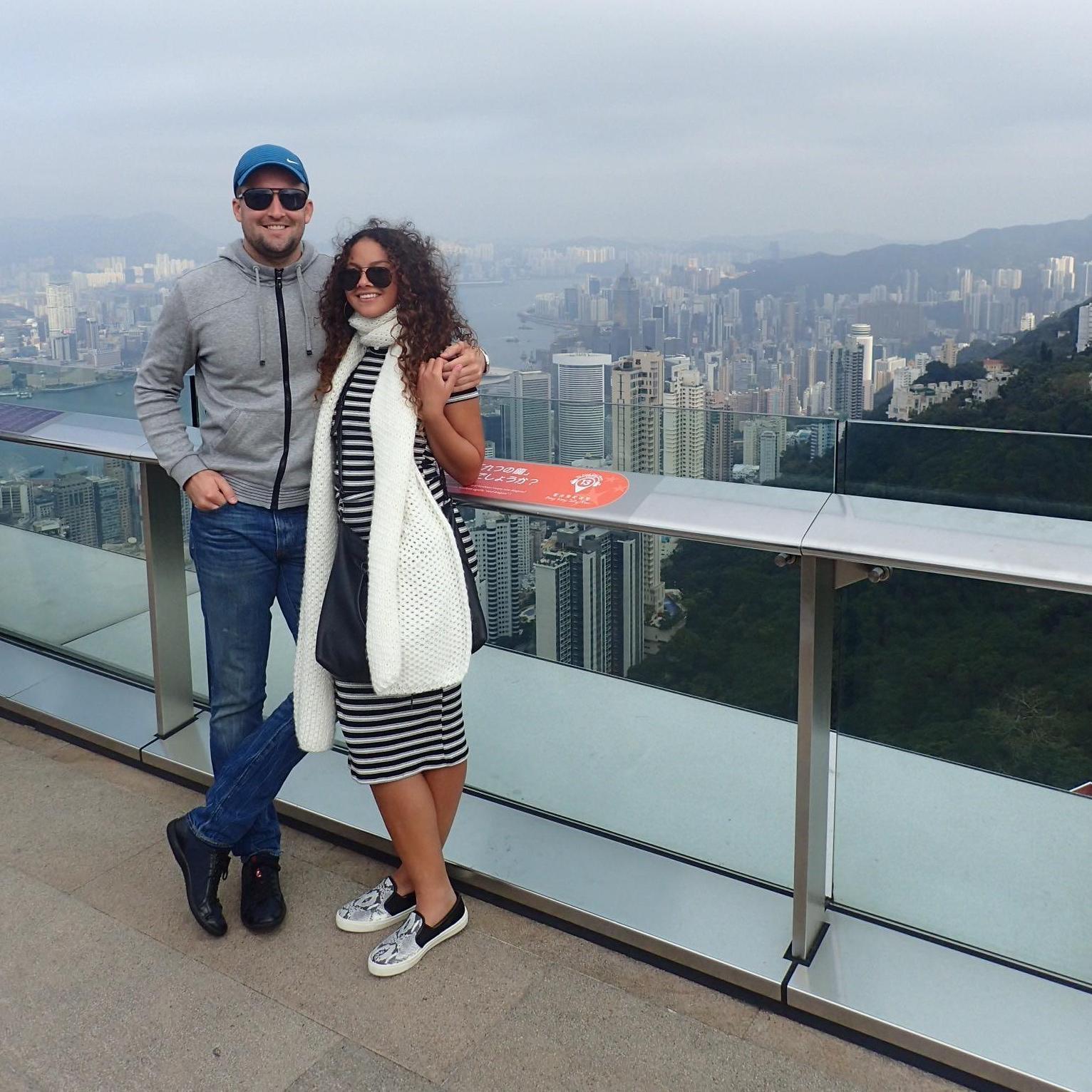 Our first official "date" was in Hong Kong, just a couple weeks after we first met.