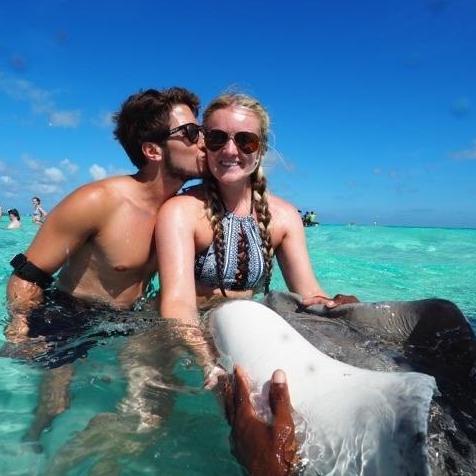 First Cruise together, stingray excursion.