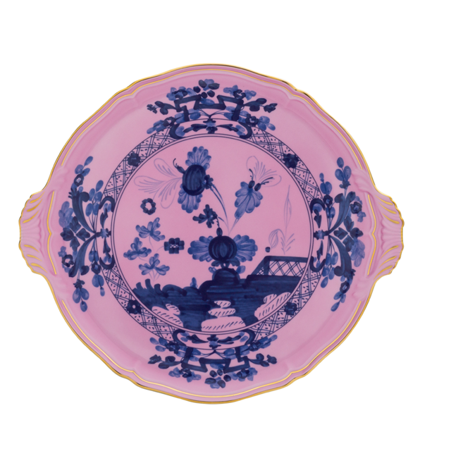 Ginori Cake plate Azalea Oriente Italiano