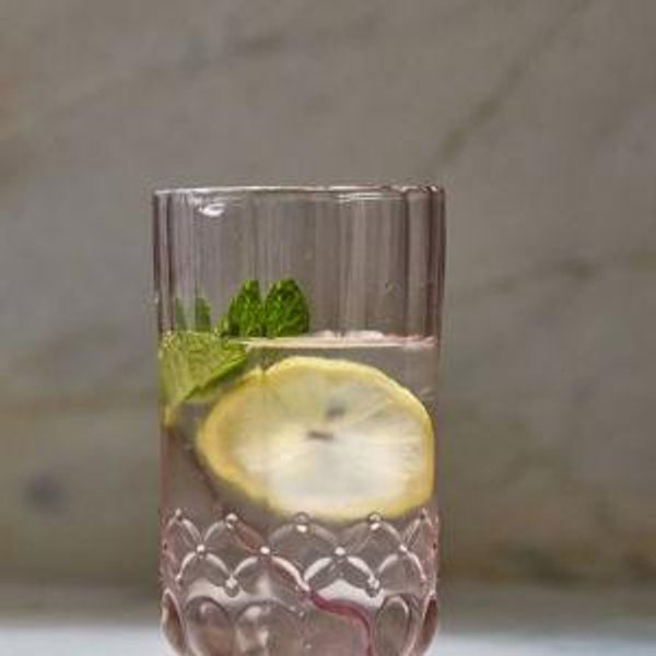 Savannah Glass Tumblers, Set of 4 - Orchid