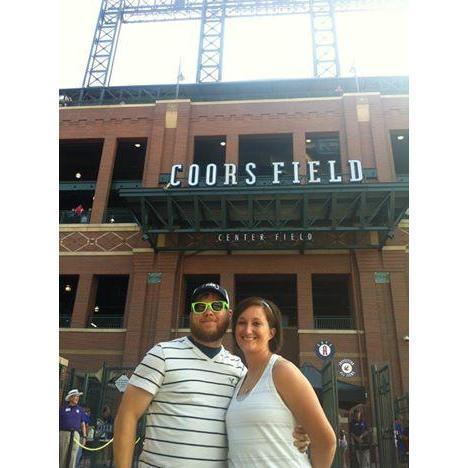 First Rockies game together.