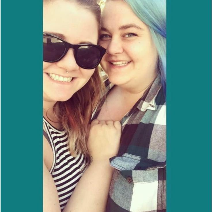 Our first photo together after our first date at the Tennessee Aquarium in Chattanooga, TN