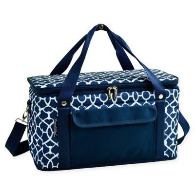 Picnic At Ascot 24- Quart Cooler in Blue/White