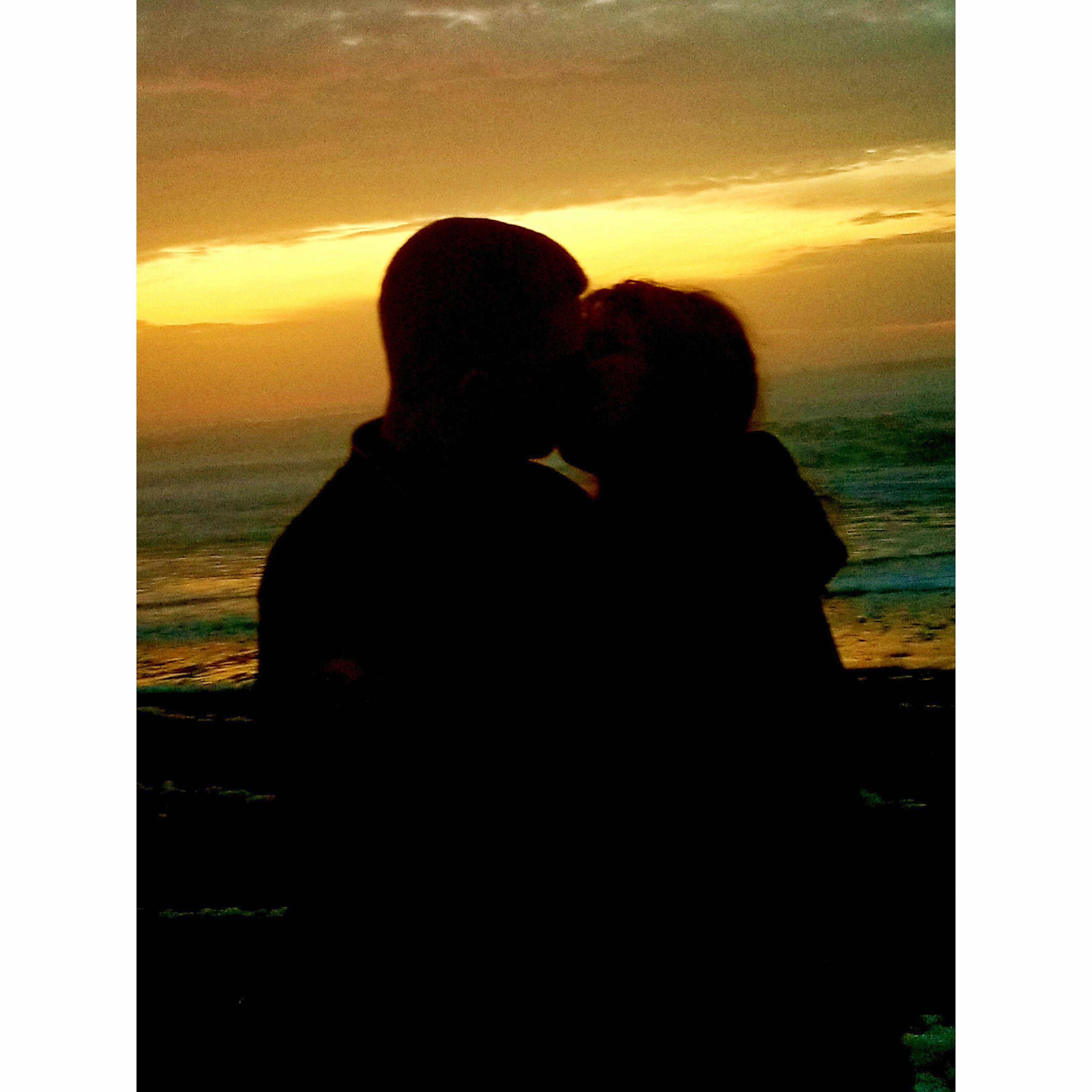 We watched the sunrise on the beach and our friend captured this gorgeous candid moment