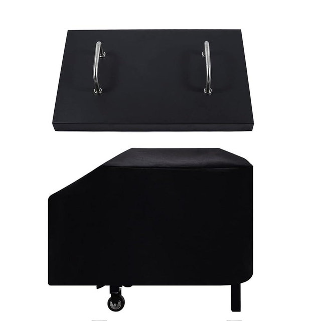 BQMAX 5003 Griddle Lid with Cover for Blackstone 28 inch Griddle, Griddle Hood and 600D Heavy Duty Grill Cover Replacement Kit for Blackstone 28 inch Griddle Hood