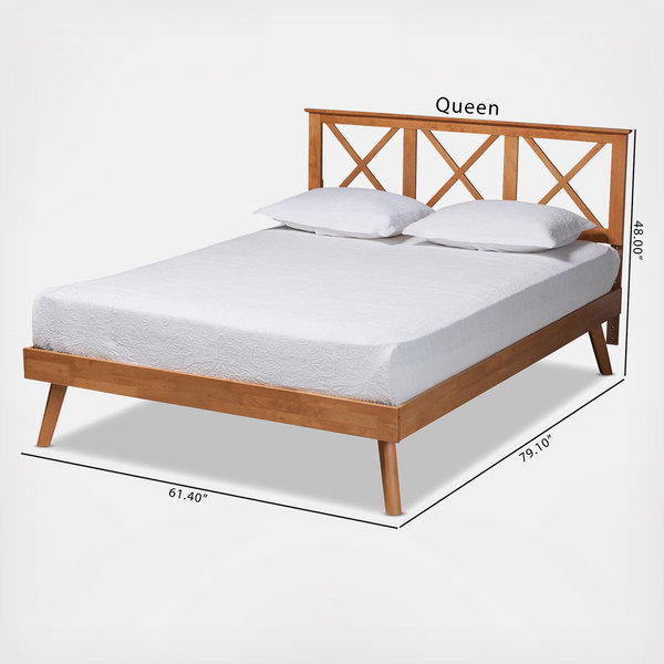 Baxton Studio Galvin Platform Bed