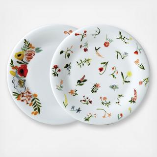 Language of Flowers Accent Plate, Set of 2