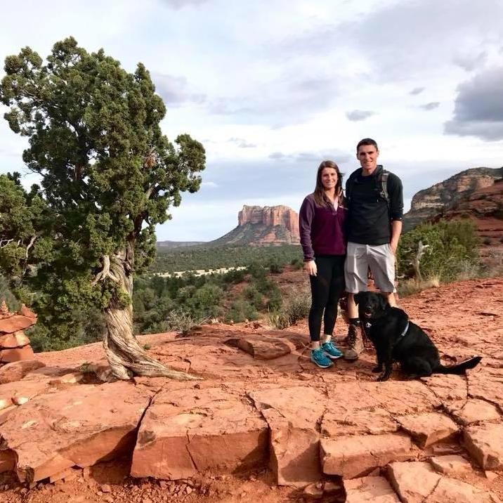 Sedona, AZ with the Grof family in March 2018.