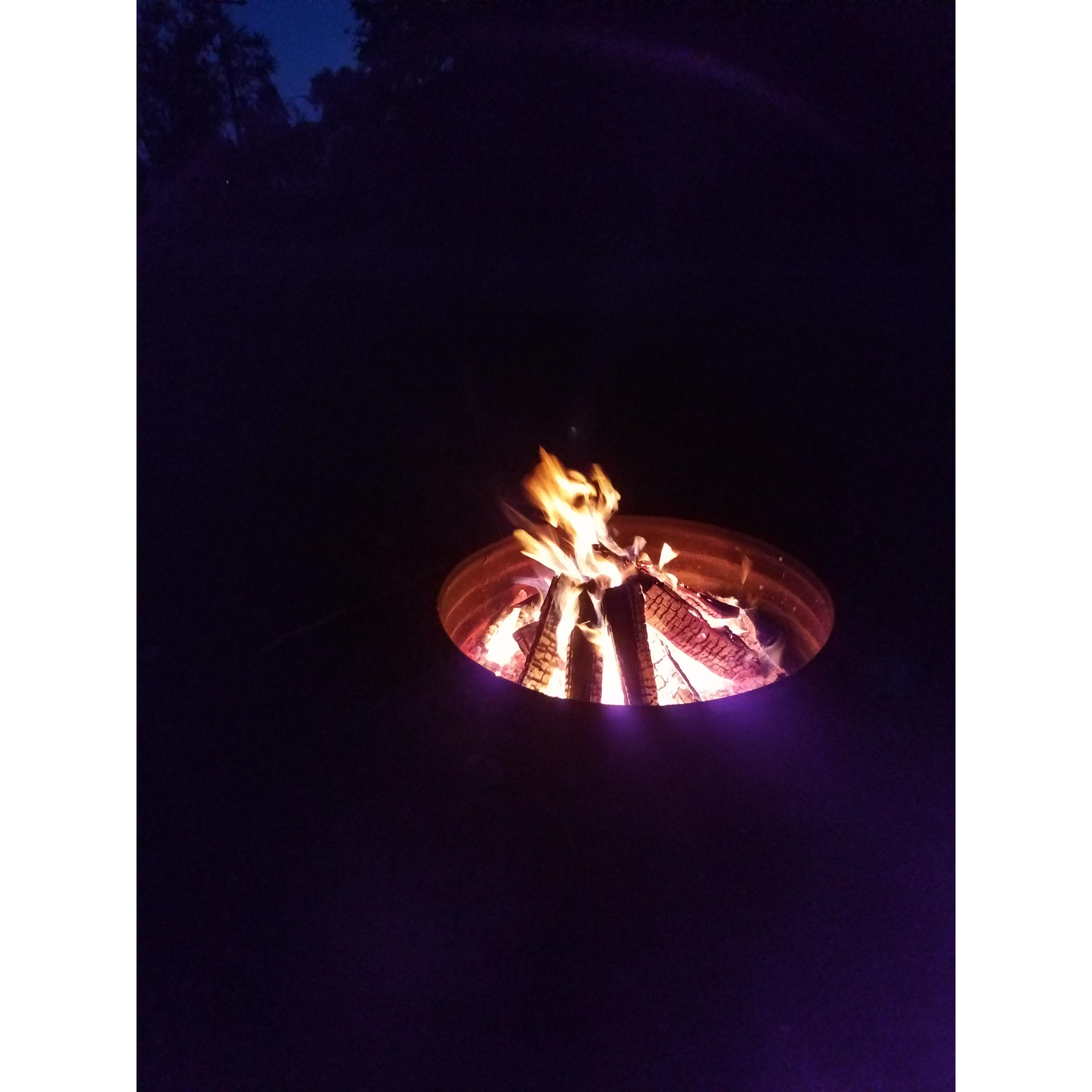 Lots of conversations around this fire pit! Harbor Beach, MI