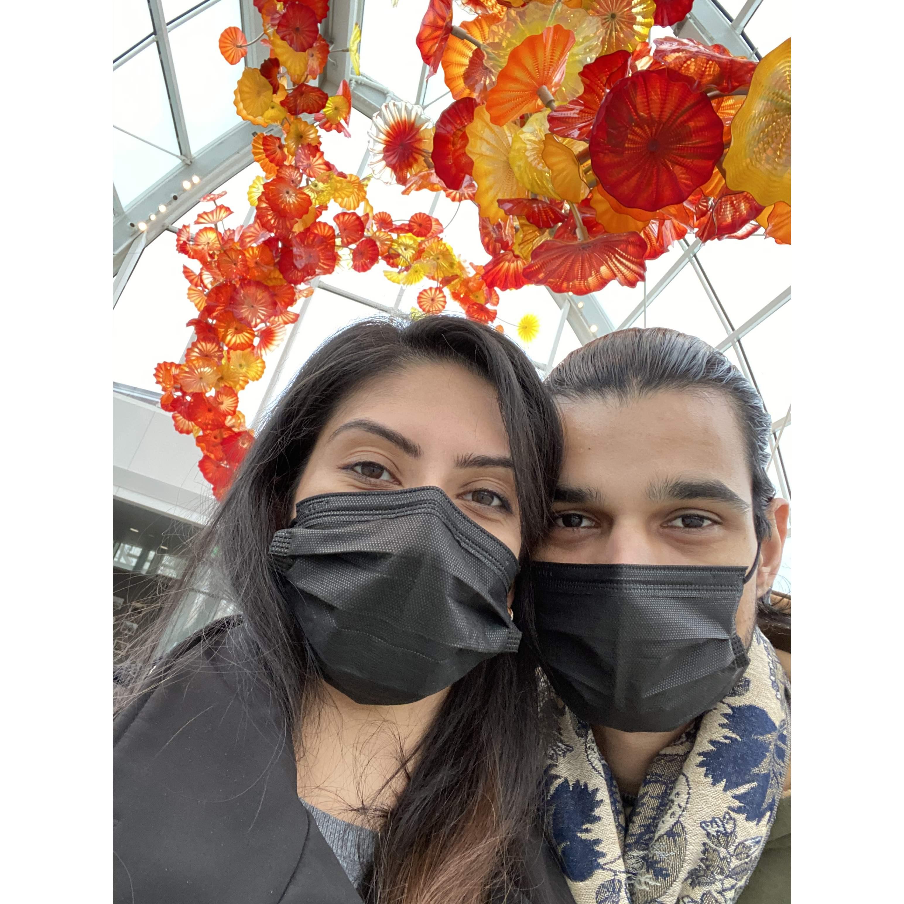 In Seattle, the city where Manreet proposed!